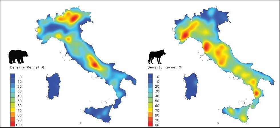 Tattoni C (2019) Nomen omen. Toponyms predict recolonization and extinction patterns for large carnivores. Nature Conservation